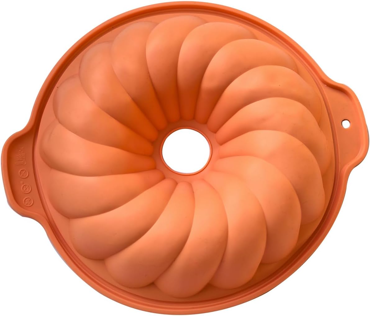Molde silicona tartas dona 10pulg naranja