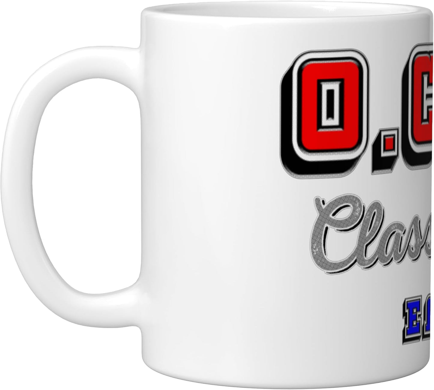 Taza cerámica OCIA Class of 2026 blanca
