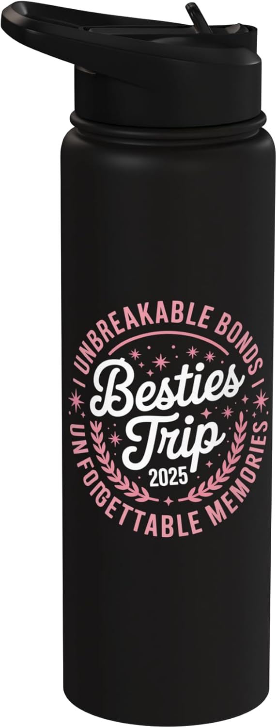 Botella agua acero inox aislada viaje chicas 2025