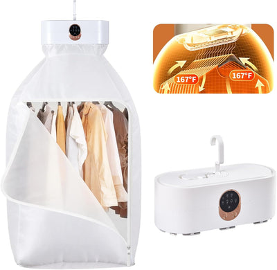 Secadora ropa portátil mini 4 ajustes 167°F