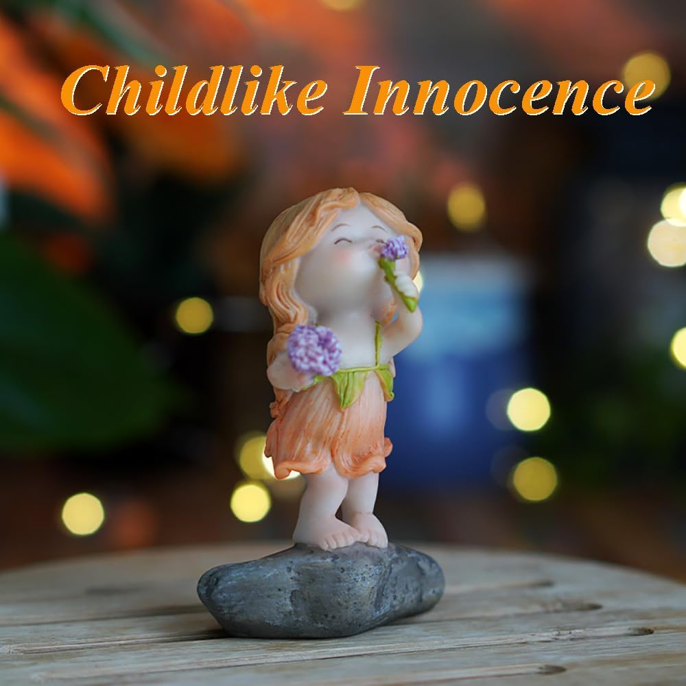 Figura hada del amor jardín miniatura
