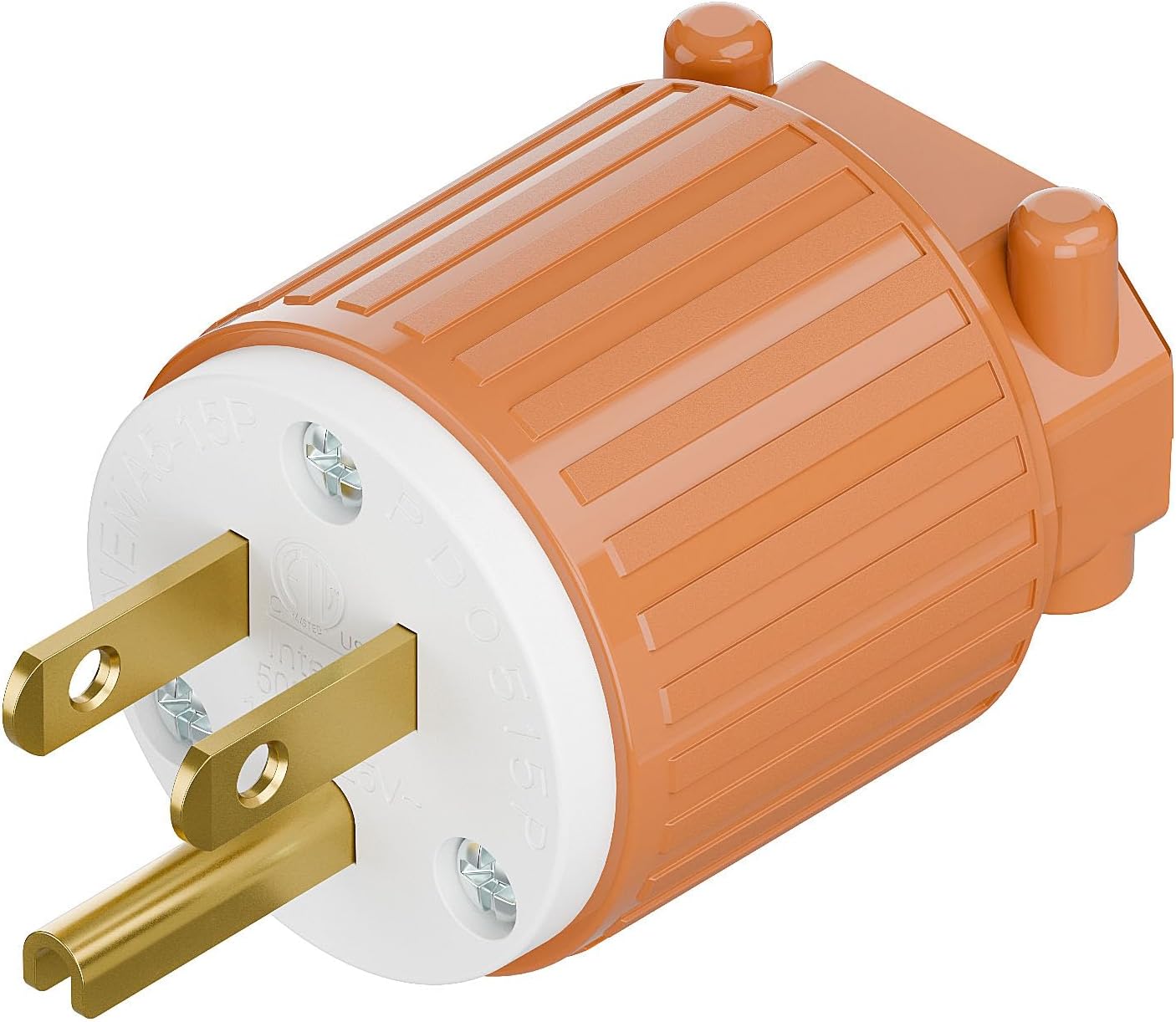 Tomacorriente Nema 5-15P 15A 125V ETL Clase Industrial
