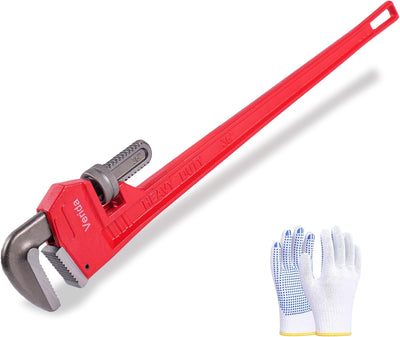 Llave tubo 36pulg acero cromo vanadio color rojo