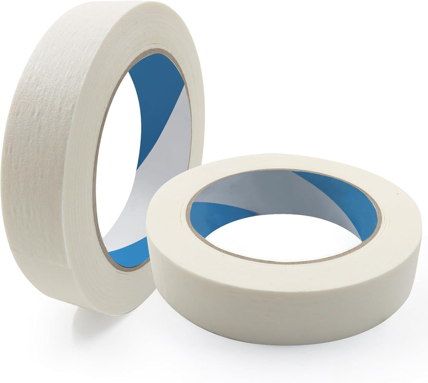 2 Rollos Cinta Adhesiva Blanca 1pulg 55yd para Pintores
