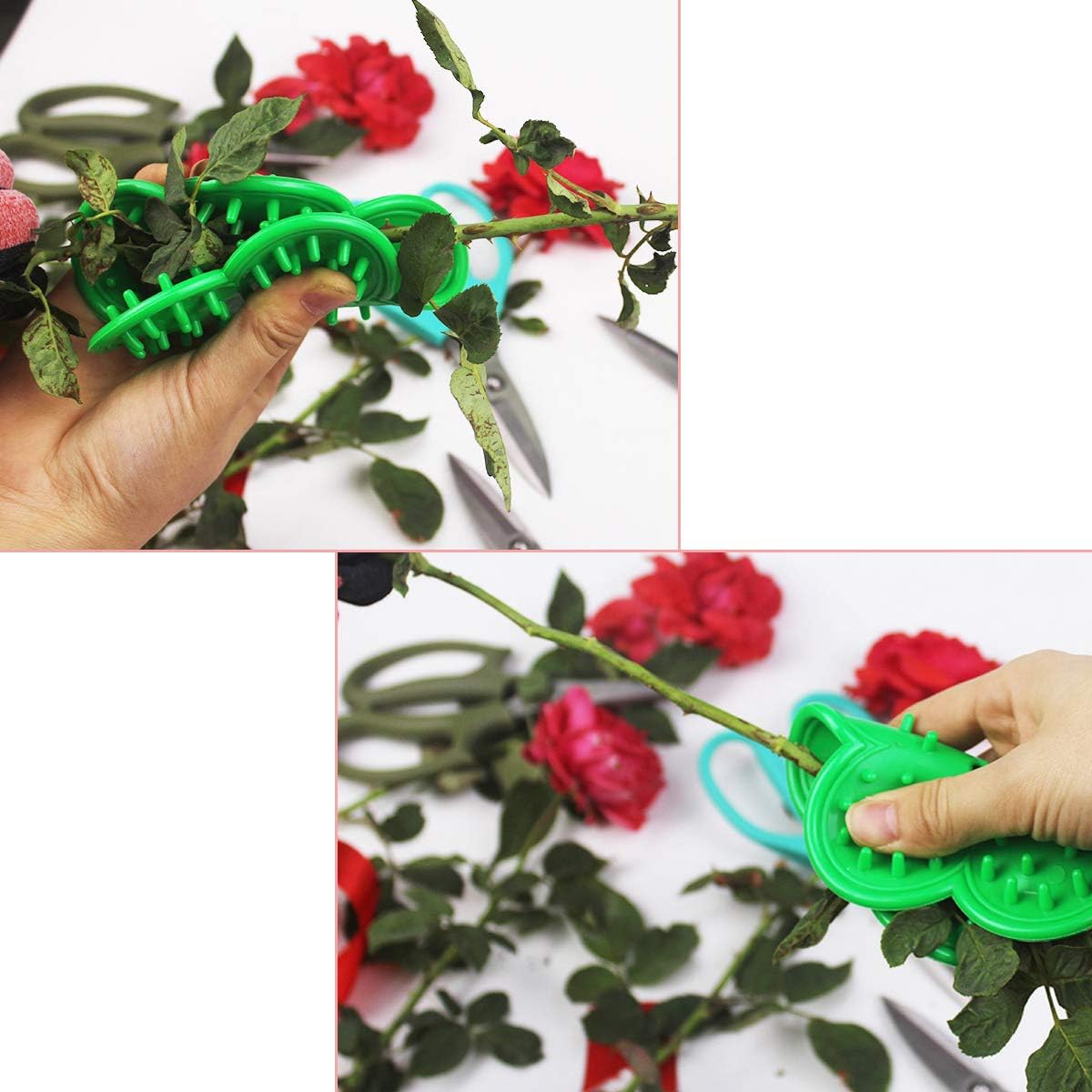 Set 9 Pelacables Rosas para Arreglos Florales
