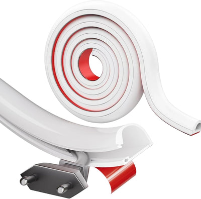 Cubierta de cable silicona flexible autoadhesiva 39pulg