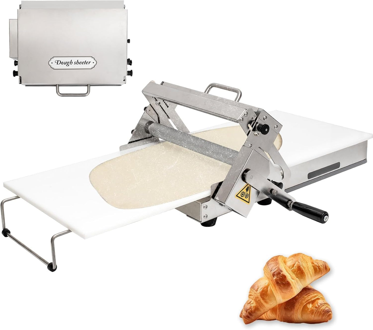 Laminadora de masa de 15.5 pulgadas para hogar