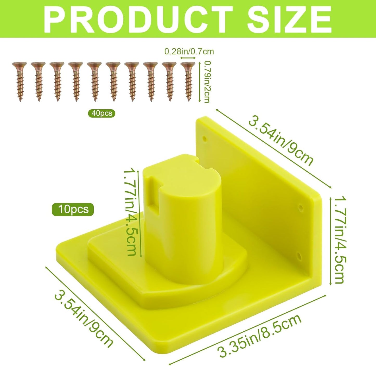10 Soportes Herramientas Eléctricas Ryobi Comp Pared