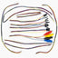 Kit cables conector JST SH1.0 4pines comp I2C placas sensores