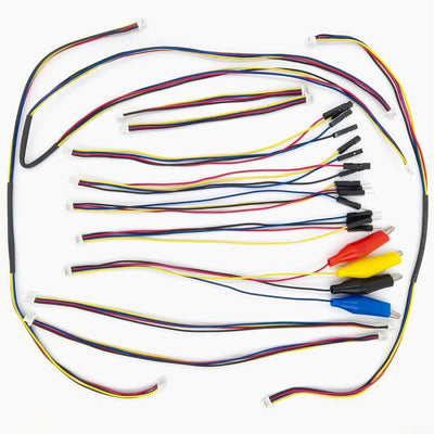 Kit cables conector JST SH1.0 4pines comp I2C placas sensores