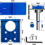 Kit perforación bisagra oculta 1.378pulg con placa guía