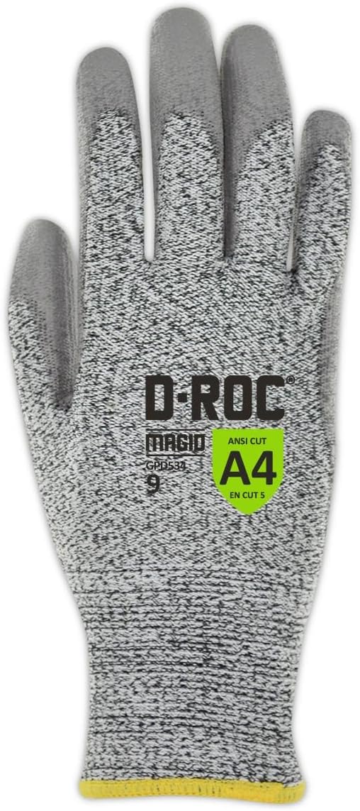 Guantes trabajo palma PU tamaño 10/XL