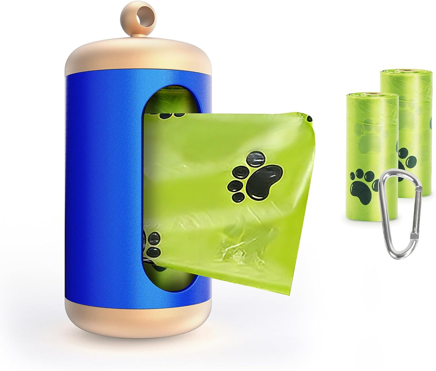 Dispensador bolsas excremento perro soporte aluminio duradero