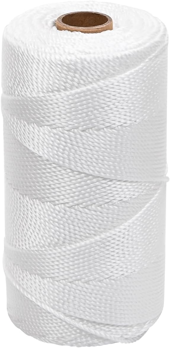 Cuerda nailon blanco 1000pies jardín tomate