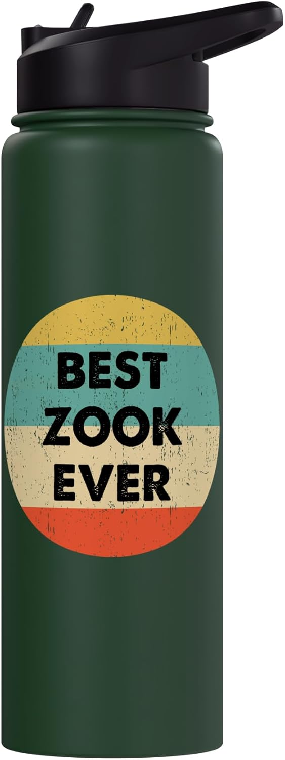 Botella agua acero inox aislada Zook Name