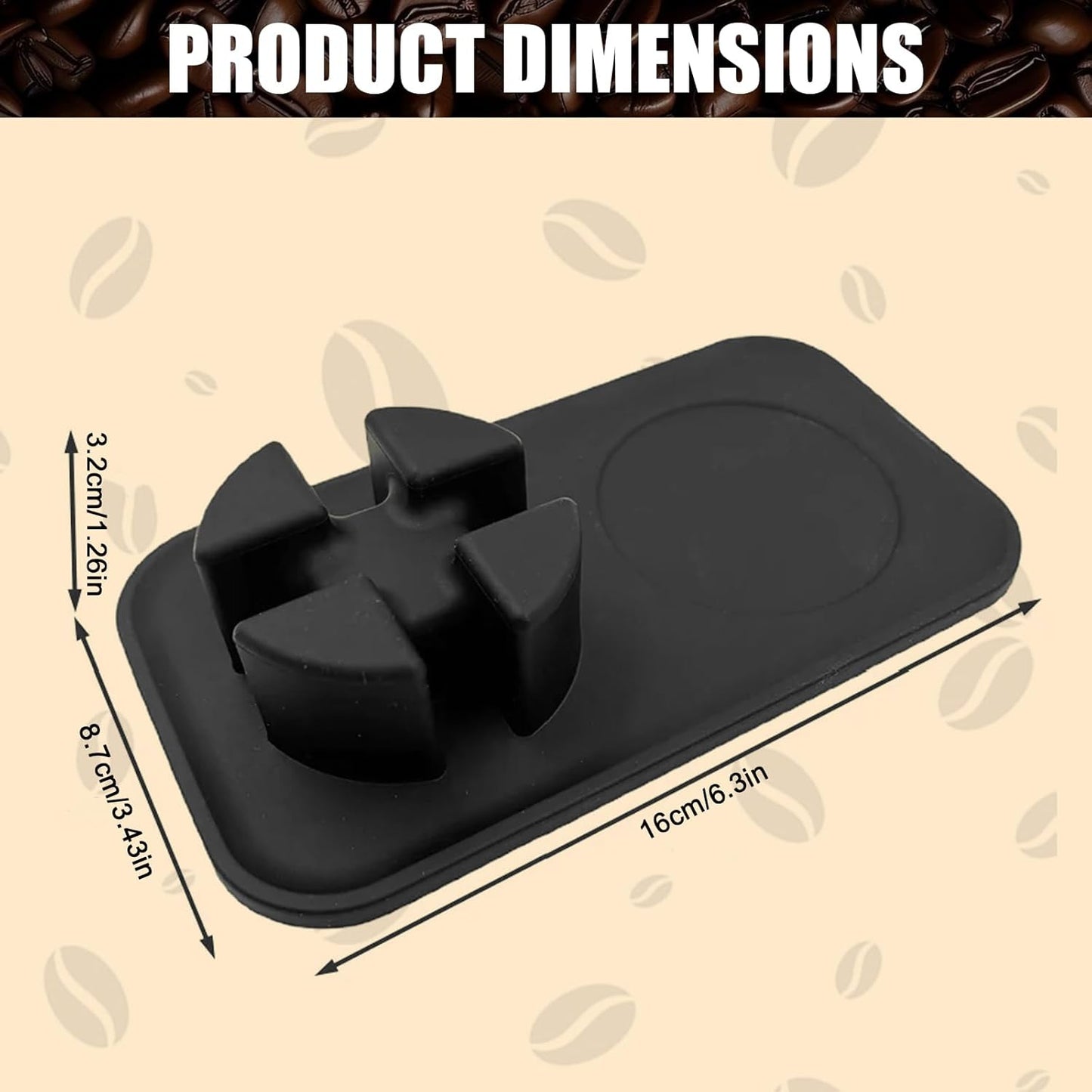 Alfombrilla de agarre compatible con Ninja Luxe Café sin BPA