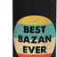 Botella de agua acero inoxidable Bazan Name aislada