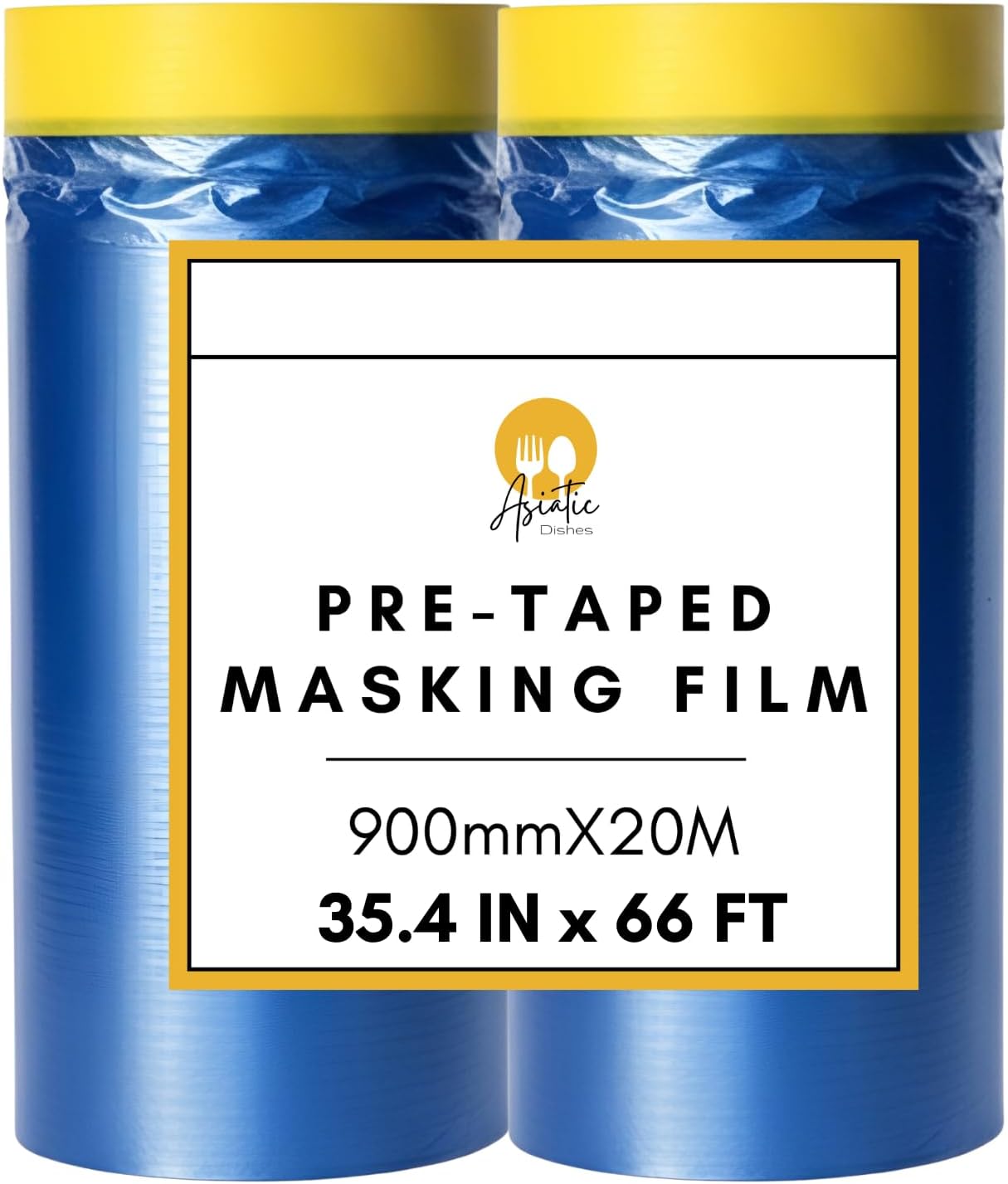 Película adhesiva para pintura automotriz 35.4x66 2 Pzas