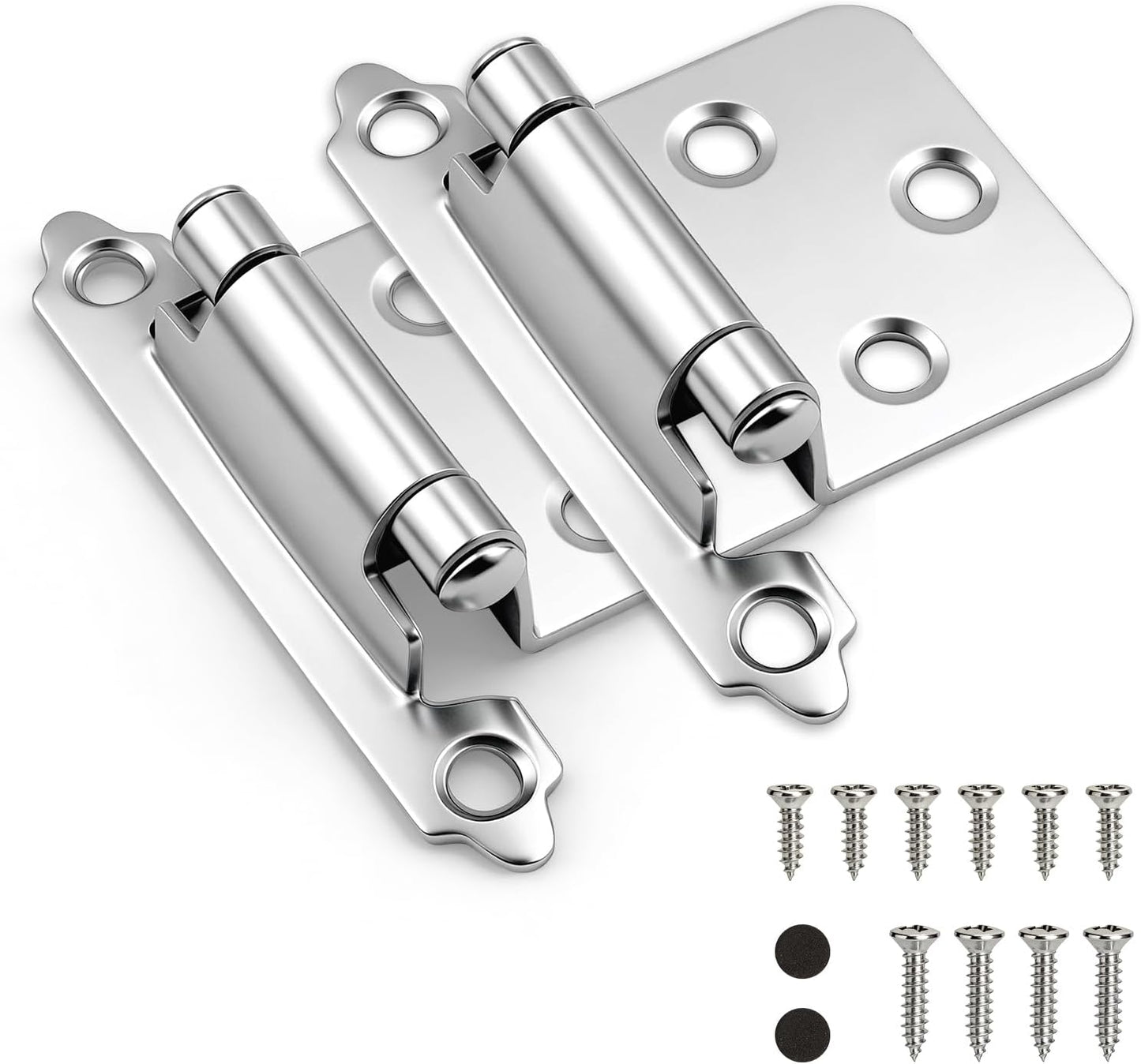 Bisagra cierre automático 1/2pulg chasis cromo