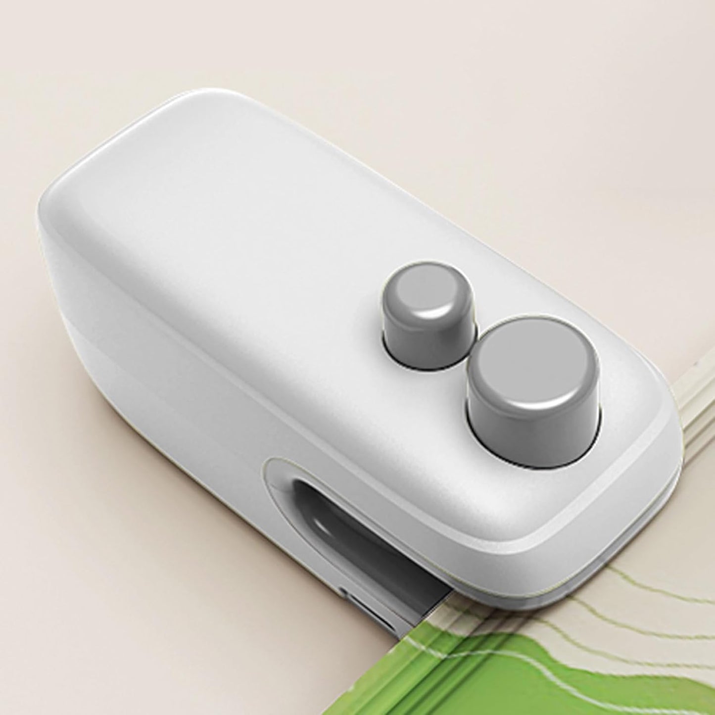 Sellador bolsas 2en1 con cortador imán USB-C recargable