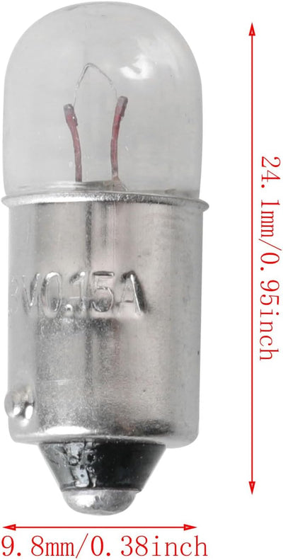 10 Pzas Portalámparas 6.3V Bayonet para Luces de Emergencia
