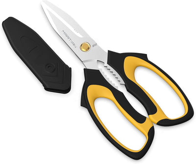 Tijeras carne 8pulg cuchilla acero inox ergonómico