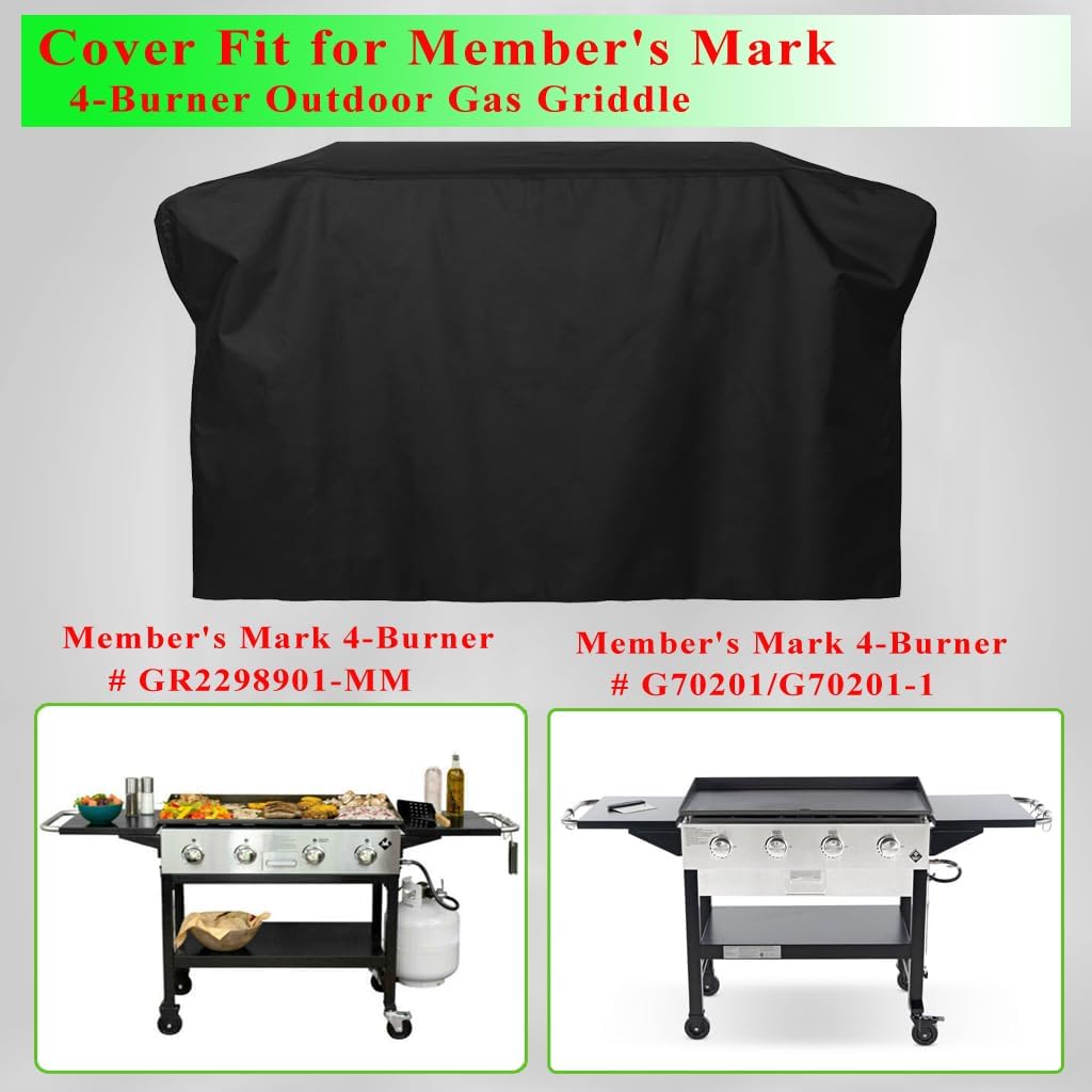 Cubierta plancha gas 4 quemadores 36pulg 600D resistente agua