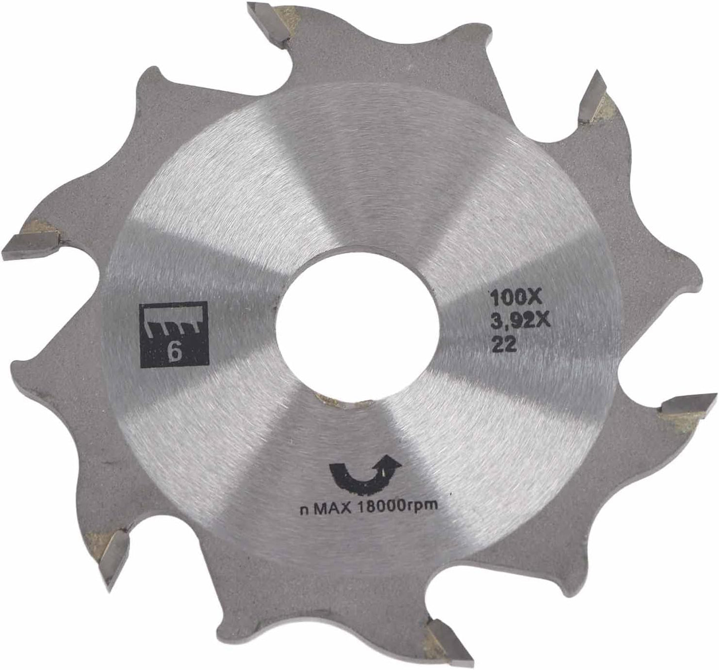 Herramienta para unir madera 4pulg 6 dientes cambio de hoja carburo