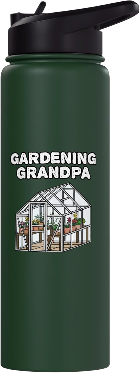 Botella de agua aislada de acero inoxidable para jardinería