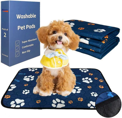 Almohadillas lavables orina perro tapete antideslizante absorbente