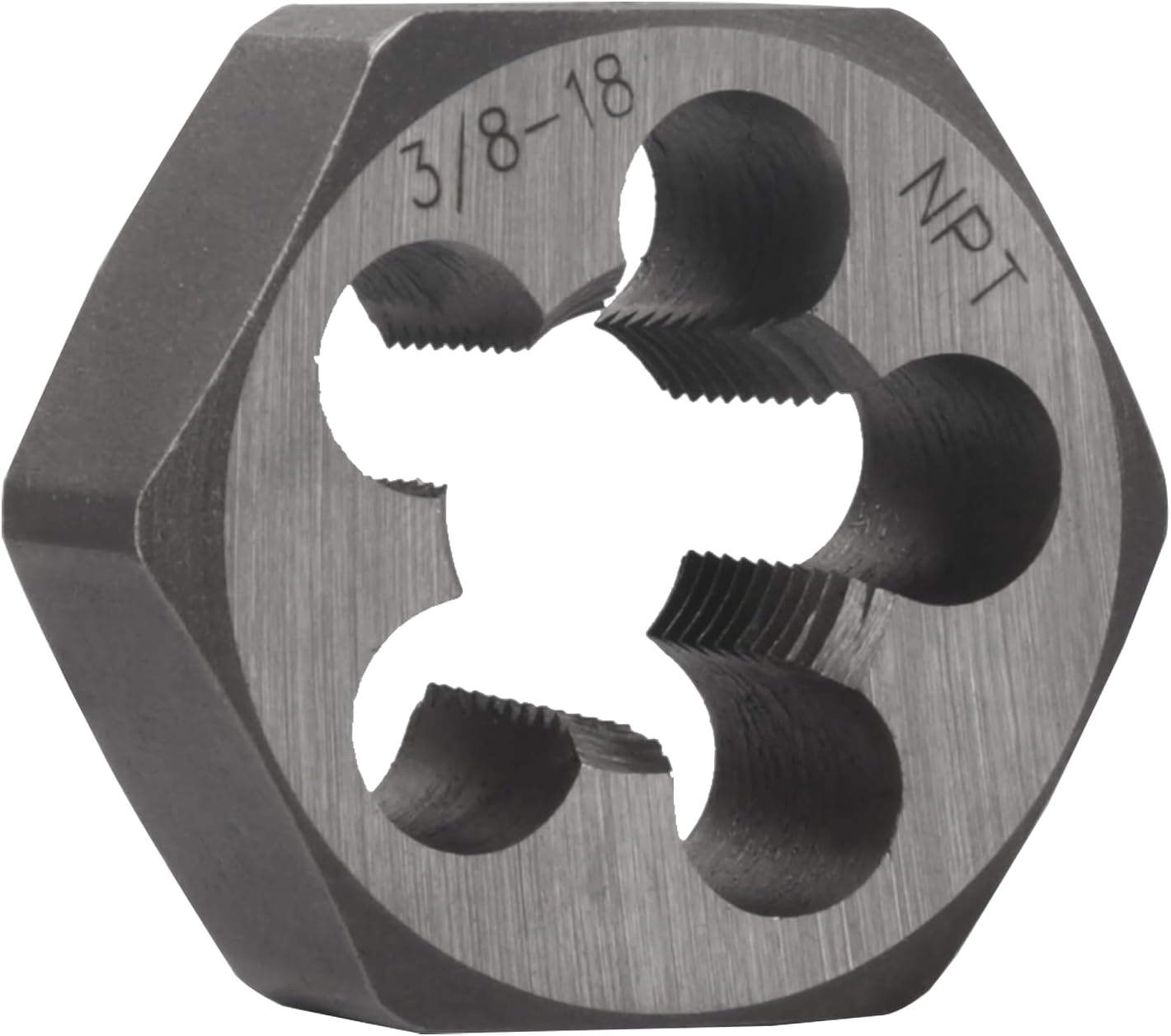 Troquel hexagonal acero alto carbono 3/8-18