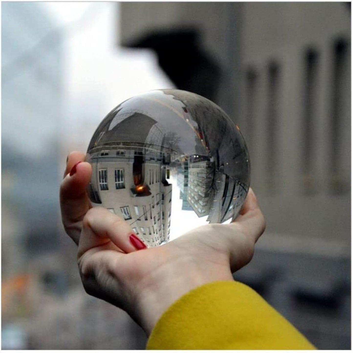 Esferas reflectantes vidrio K9 decorativas 100mm