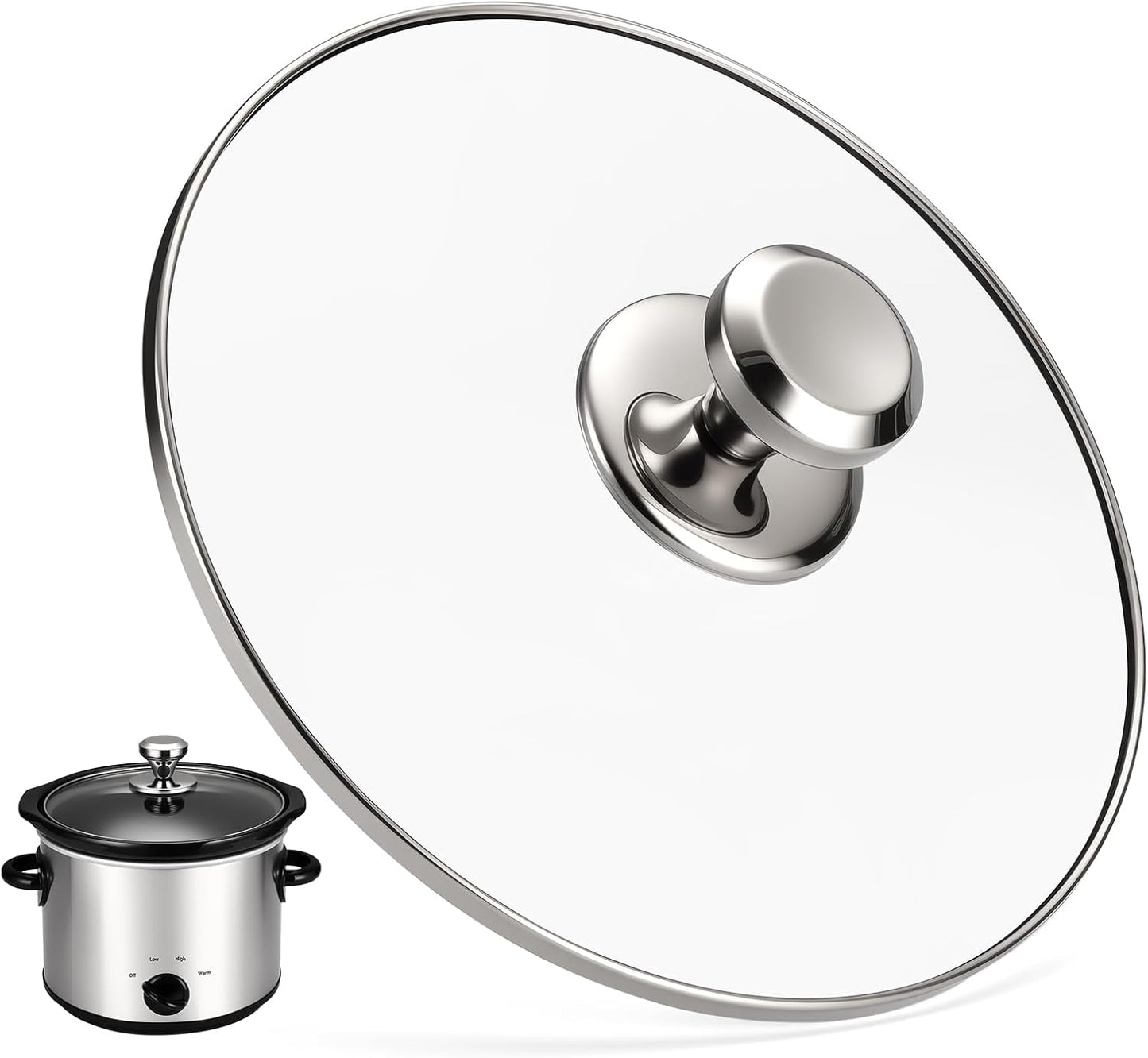 Tapa vidrio repuesto olla cocción lenta 3qt SCV700-S-BR