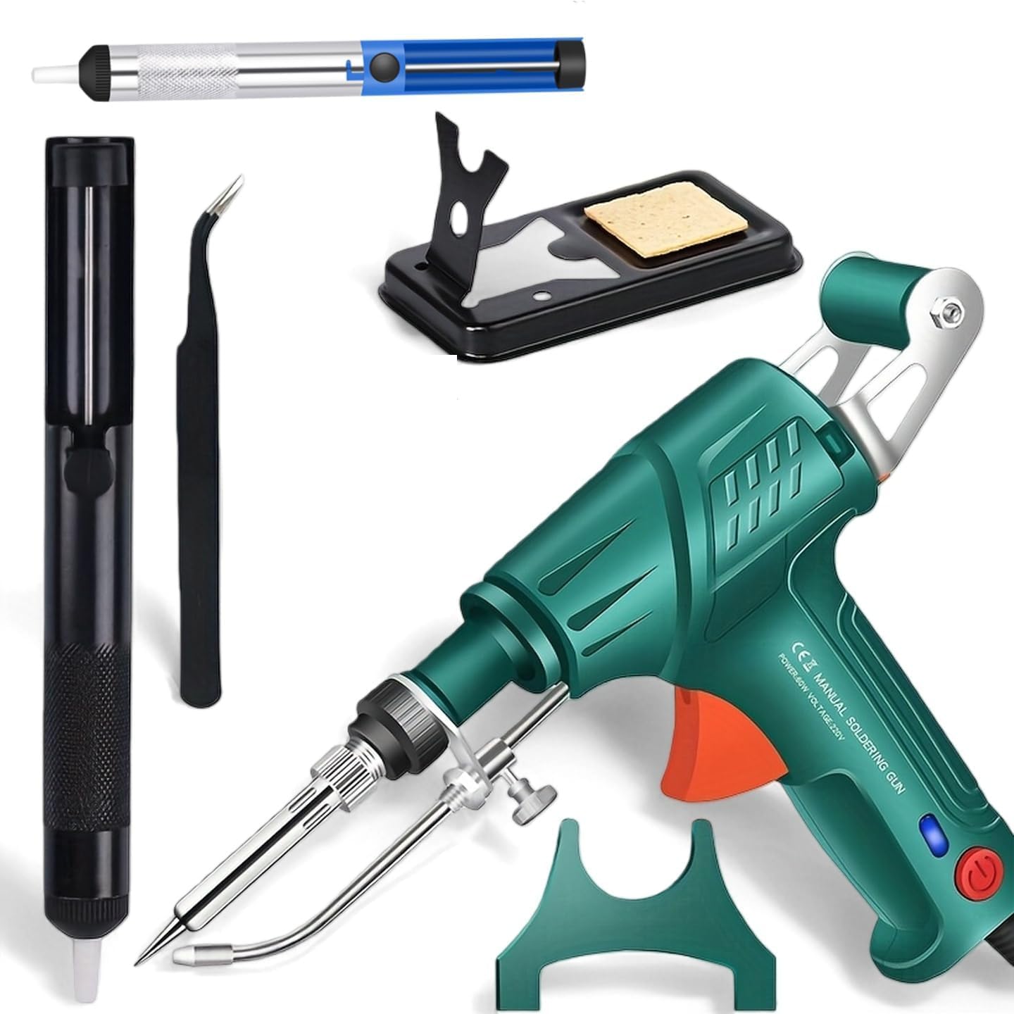 Máquina soldar industrial con calefacción verde
