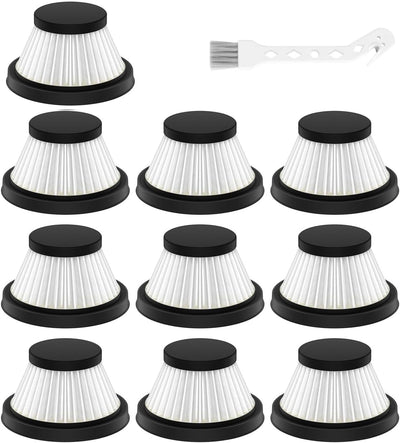 10 Filtros Vacío Comp Aspiradora Pato Negro Lavables
