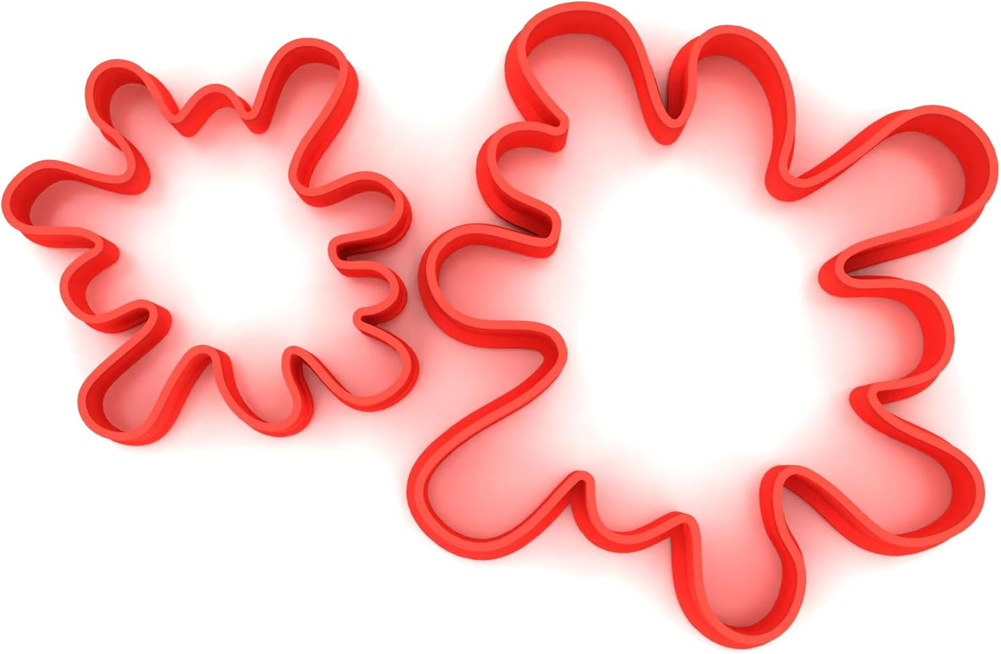 Set 2 Pzas Paint Splat 5cm 8cm para Galletas