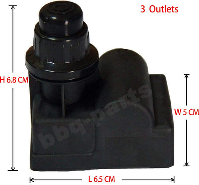 Generador chispas 3 tomacorrientes batería AA GGPL-2100