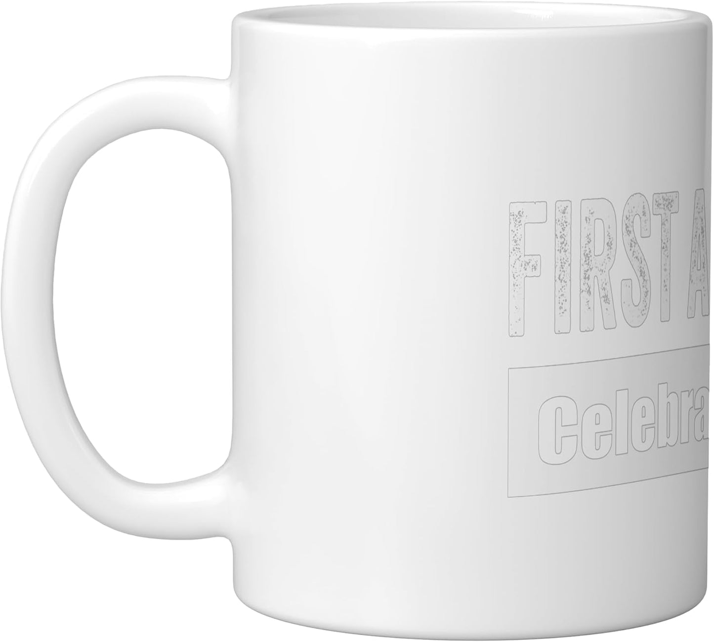 Taza Cerámica Año 1 Celebración 365 Días