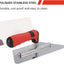 Set 3 Paletas Acero Inox Pulido Agarre Suave Para Yeso Hormigón