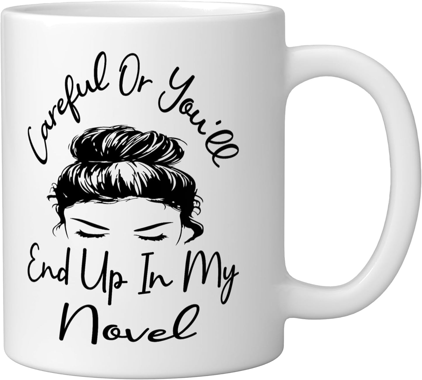 Taza Cerámica para Escritor Humorístico Blanco
