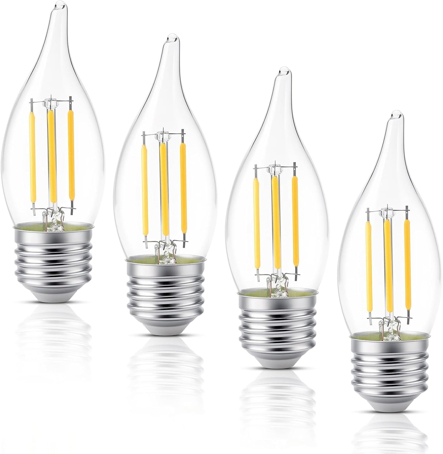 Bombilla E26 LED 4W blanco cálido para ventilador techo