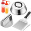 Kit 6 accesorios parrilla 9pulg acero inox