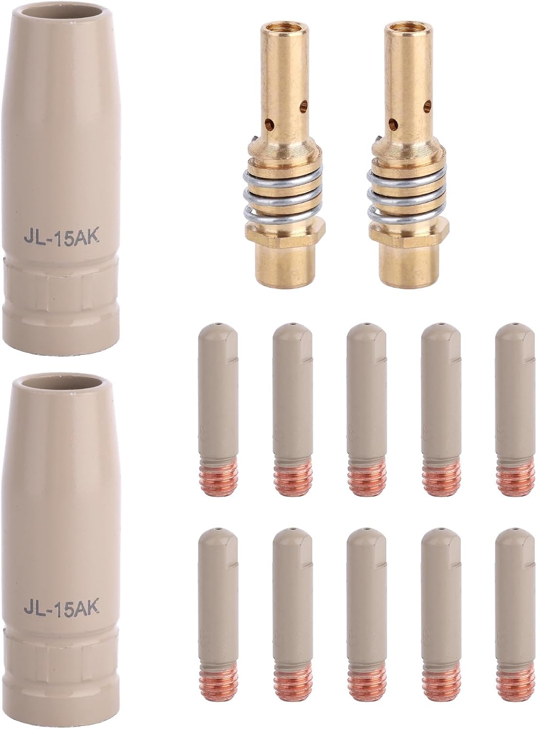 Kit punta soldadora MIG 14 pzas antiadherente 0.030pulg