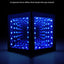 Cubo espejo infinito con luz LED RGB 3D sincronizada a música