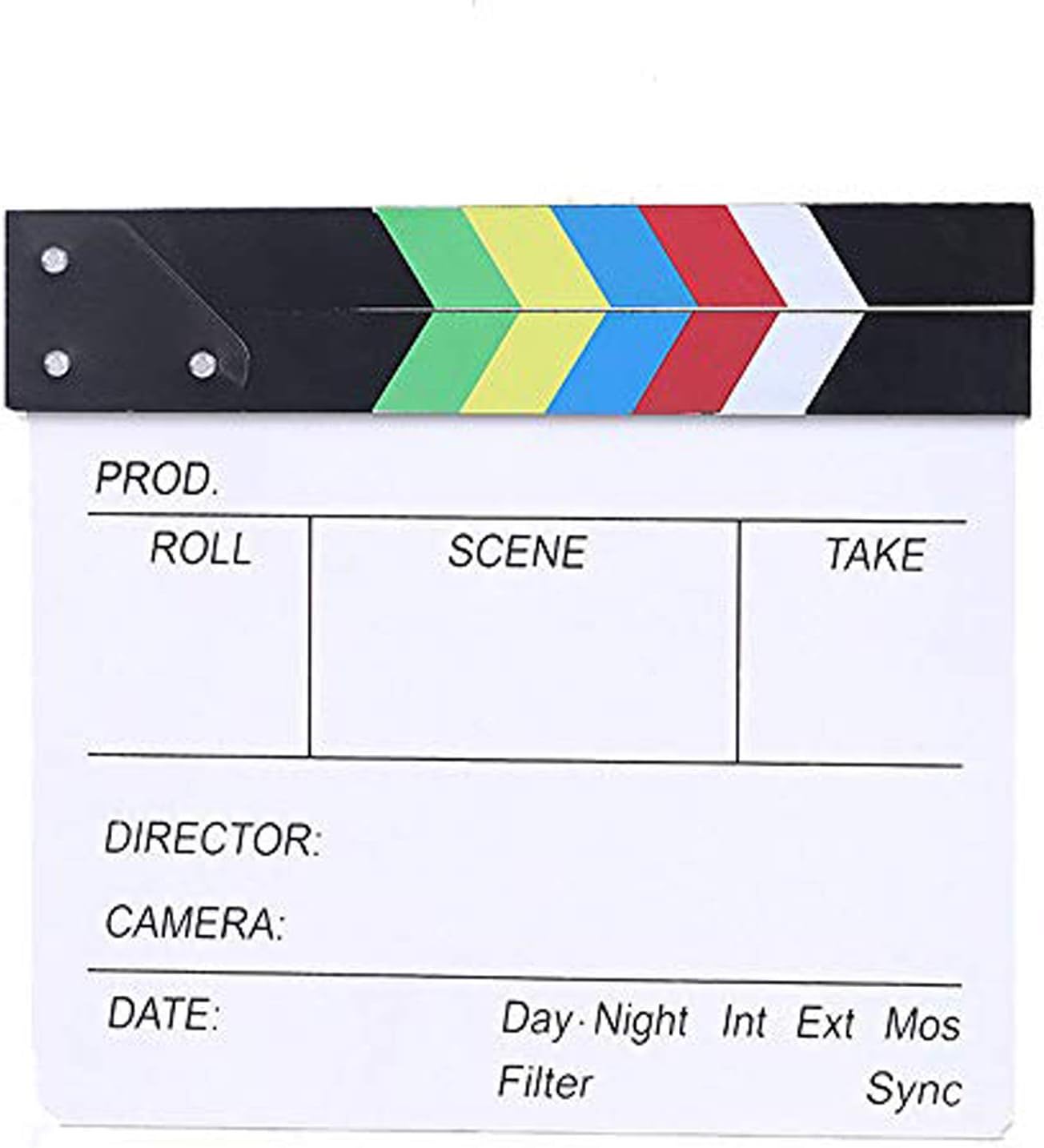 Clap Board profesional de corte de pizarra colorido