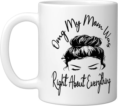 Taza Cerámica Humorística Madre Día de la Madre Blanca