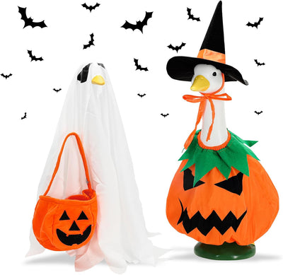 Set 2 trajes Halloween para porche 23pulg calabaza fantasma