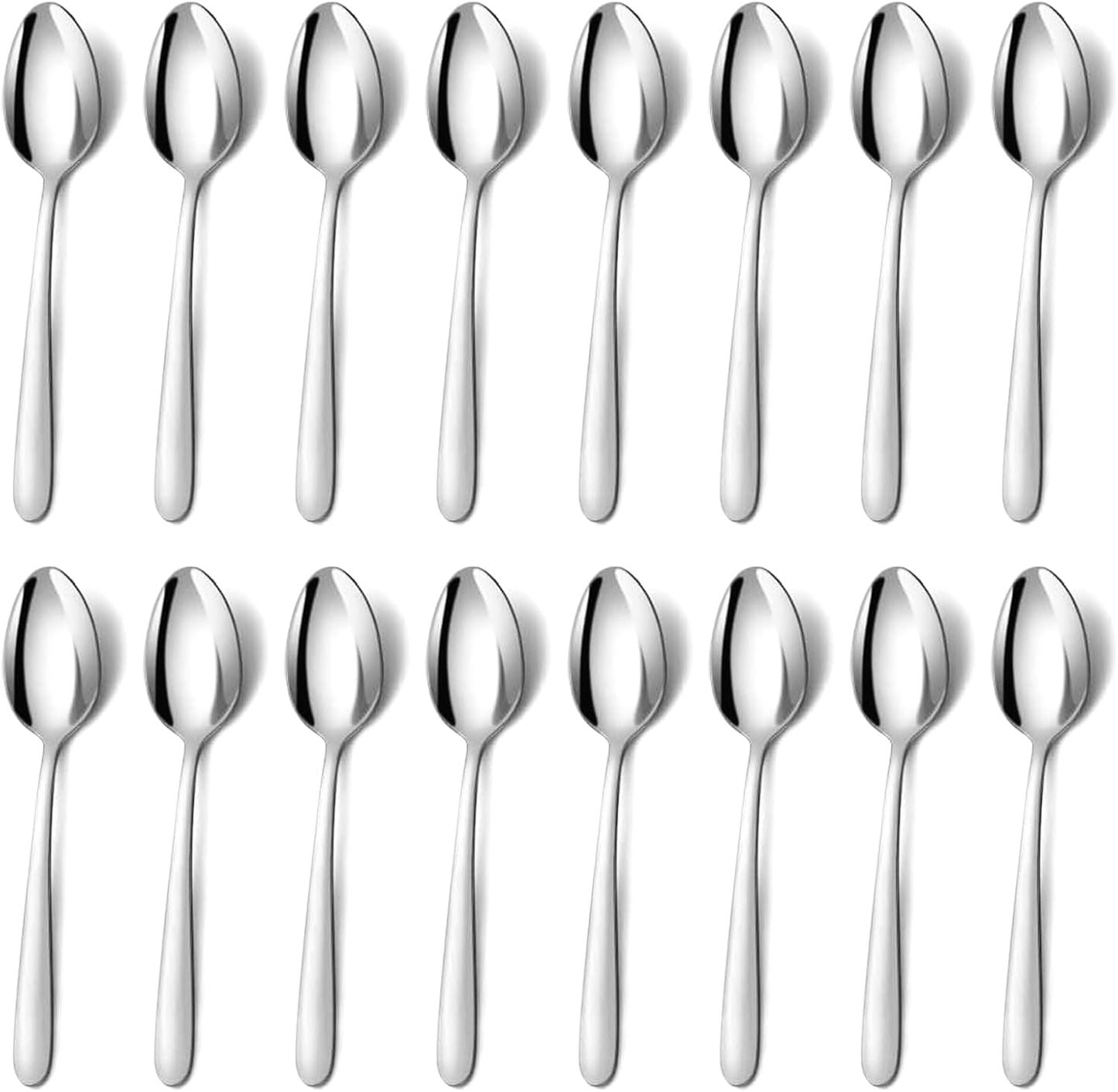 Cucharaditas de acero inoxidable pulido para el hogar