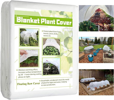 Tela protección congelación plantas 5x60pies flotante 0.9oz/yd²