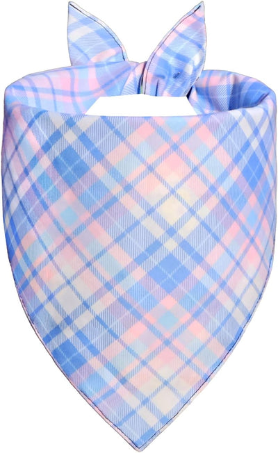 Bandana floral perro grande reversible con flores silvestres